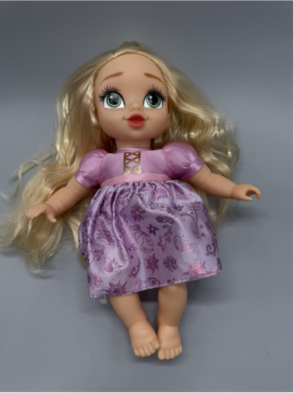 Disney Princess Tangled Rapunzel 12" Baby Doll Vinyl Jakks pacific